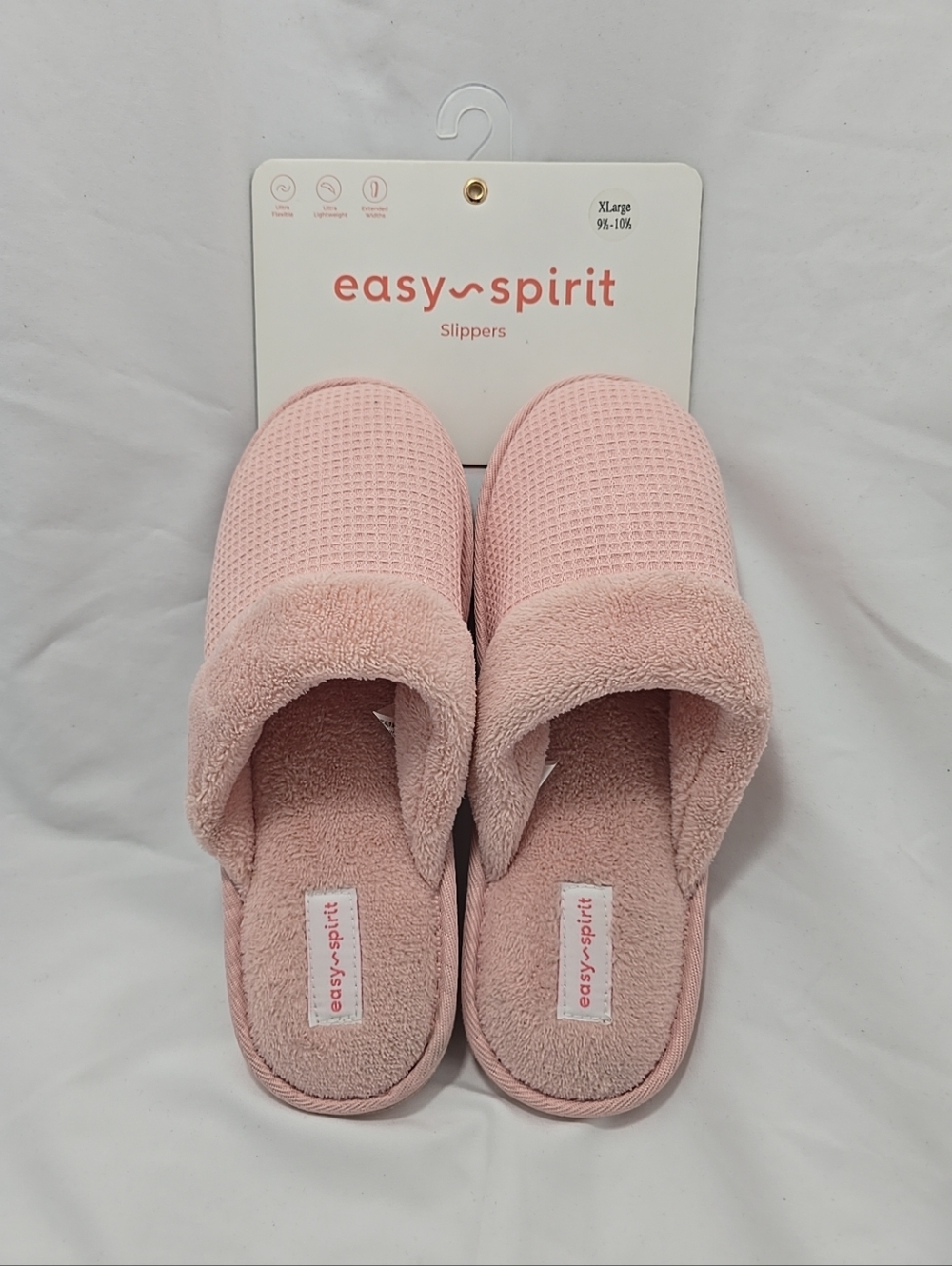 NWT Easy Spirit Home Bedroom Slippers Women's XL (9.5 - 10.5 ) Pink